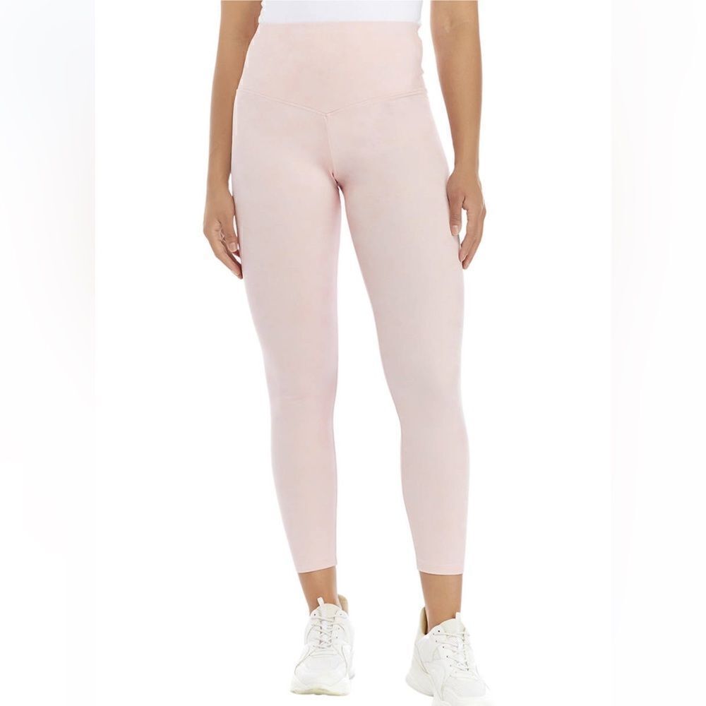 NWT pull on shine leggings light pink S